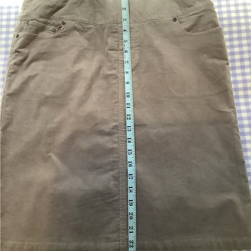 Closet Dump EUC Chadwicks Pull On Corduroy Skirt Size 12 - Picture 7 of 10